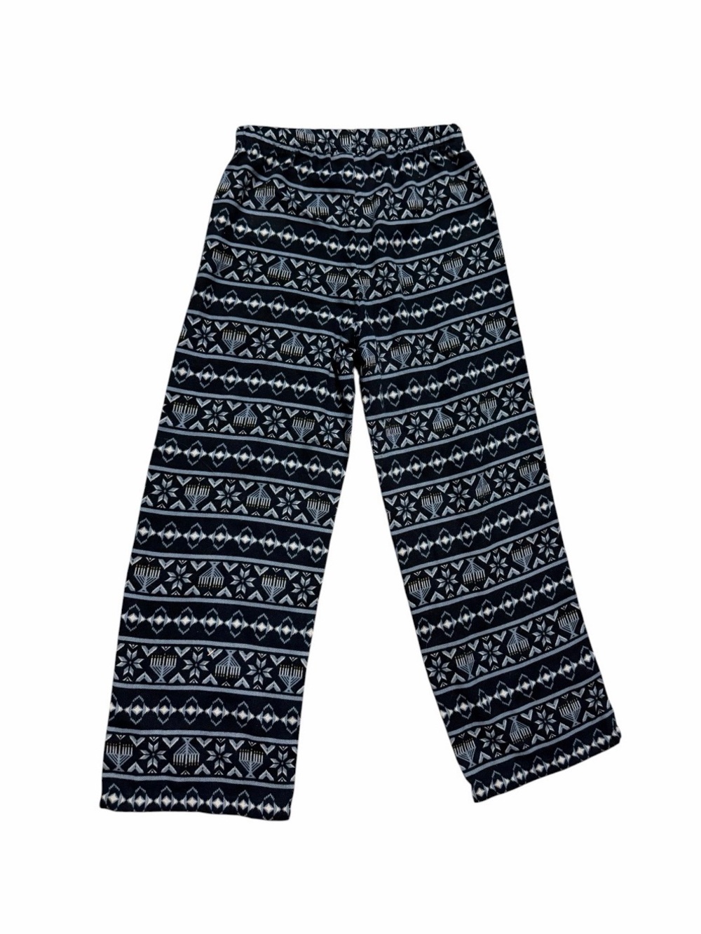 Old Navy Hanukkah-themed Navy and White Kids Pajama Pants